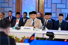 Indonesian President Prabowo Subianto attends the Brunei - Indonesia - Malaysia - Philippines East ASEAN Growth Area (BIMP-EAGA) Special Summit in Cebu, the Philippines. (Photo: antaranews.com)