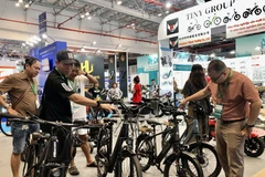 Vietnam Cycle Expo 2025 attracts a large number of visitors (Photo: VNA)