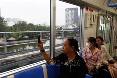 Ben Thanh – Suoi Tien metro line sees passenger numbers triple initial targets (Photo: VNA)