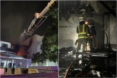 Singapore: 35 people evacuated from blaze