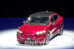 Ford Vietnam on August 15 unveils the Mustang Mach-E, the company’s first fully electric vehicle in Vietnam. (Photo: VNA)