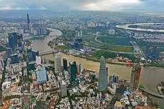 A view of Ho Chi Minh City - Vietnam's leading economic, cultural and tourism hub. (Photo: VNA)