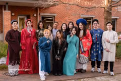 Vietnamese students at Curtin University in Western Australia (Photo published by VNA)