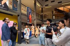 A large audience attended the Viet Culture in Motion film festival. (Photo: Organising Committee)