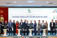 Delegates launch the National Startup Programme 2026 on December 20. (Photo: VNA)