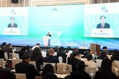 Deputy Prime Minister and Minister of Foreign Affairs Bui Thanh Son speaks at the event (Photo: VNA)