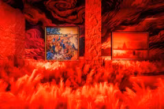An immersive space at the Van Gogh Timeless exhibition (Photo of the organisers)