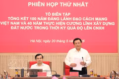 Prof. Dr. Nguyen Xuan Thang speaks at the event. (Photo: VNA)