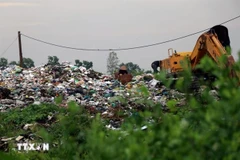 A waste collection area. (Photo: VNA)