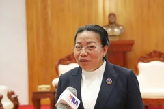 Secretary of the LPRP Central Committee and Vice President of the Lao National Assembly Sounthone Xayachak (Photo: VNA)