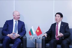 State President Luong Cuong meets Bulgarian Prime Minister Rosen Zhelyazkov. (Photo: VNA)