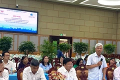 Vice Chairman of the HCM City People’s Committee Vo Van Hoan speaks at the event (Photo: nhandan.vn)
