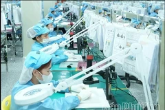 Bhflex Vina Co., Ltd., a Republic of Korea -invested company based in Khai Quang Industrial Park, Phu Tho province, currently operates five electronic component manufacturing plants, creating jobs for more than 4,100 workers (Photo: baophutho.vn)