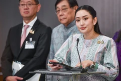 Thailand Prime Minister Paetongtarn Shinawatra holds a press conference after the cabinet meeting on March 13. (Photo: Government House) 
