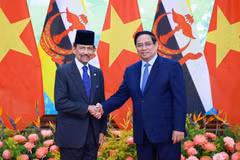 Prime Minister Pham Minh Chinh holds a meeting with Sultan of Brunei Haji Hassanal Bolkiah in Hanoi on December 1, 2025. (Photo: VNA)