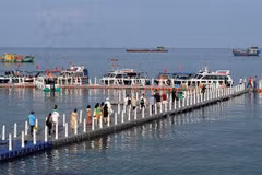 An Thoi Port in Phu Quoc island is set for major upgrades to support logistics and tourism during APEC 2027. (Photo: VNA) 
