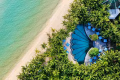 The luxurious resorts ecosystem contribute to elevating Phu Quoc's image in the eyes of international media. (Photo: Sun Group)