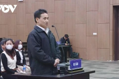 Defendant Tran Tung at the first-instance trial (Photo: VOV)