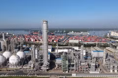 A view of the Hyosung chemical plant, a Korean-invested project in Tan Phuoc ward, Ho Chi Minh City (Photo: VNA)
