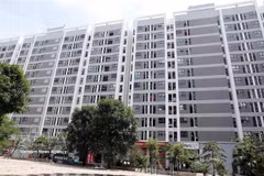 The social housing complex, developed by Lac Hong Phuc Investment and Development Joint Stock Company and located in My Hao ward, Hung Yen province. (Photo: VNA)