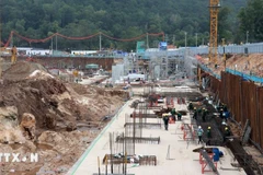 The construction site of the APEC 2027 Convention Centre Project and related facilities. (Photo: VNA)