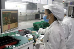 At a semiconductor factory. (Photo: VNA)