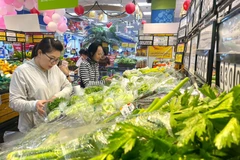 Shoppers at a supermarket in Ho Chi Minh City. (Photo: VNA)