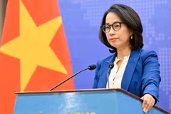 Spokesperson of the Ministry of Foreign Affairs Pham Thu Hang (Photo: Baoquocte.vn)
