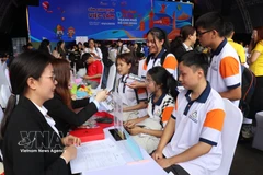 A large number of job seekers take part in the 2026 Ho Chi Minh City Tourism Job Exchange. (Photo: VNA)