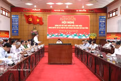 An overview of the provincial steering committee of Tay Ninh on implementing Resolution 57 on April 2 (Photo: VNA)