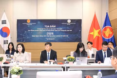 Participants in the meeting. (Photo: VNA)