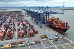 Imports and exports at Lach Huyen container port in Hai Phong city (Photo: VNA)