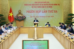 PM Pham Minh Chinh chairs the meeting (Photo: VNA)