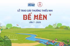 The De Men Children’s Awards ceremony will take place on May 22 afternoon at the Vietnam National Fine Arts Museum. (Photo: VNA)