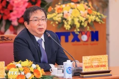 Deputy General Director of the Vietnam News Agency Nguyen Tuan Hung. (Photo: VNA)