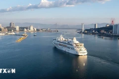Quang Ninh attracts international cruise ships to visit Ha Long Bay. (Photo: VNA)