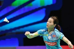 Vietnam’s number-one badminton player Nguyen Thuy Linh (Photo: VNA)