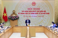 Deputy Prime Minister Nguyen Hoa Binh speaks at the conference (Photo: VNA)