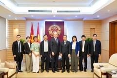Deputy Minister of Science and Technology Pham Duc Long meets with Google’s Vice President for Emerging Markets Doron Avni in Hanoi on July 17. ( VGP Photo)