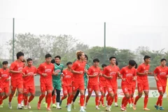 Coach Kim Sang-sik has finalised the list of 23 Vietnamese players for 2025 ASEAN U23 Championship in Indonesia. (Photo courtesy of the VFF)