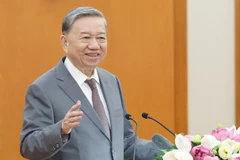 Party General Secretary To Lam speaks at the meeting. (Photo: VNA)