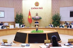 Prime Minister Pham Minh Chinh addresses the meeting (Photo: VNA)