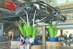 A lobby at Bali International Hospital, (Photo: channelnewsasia)