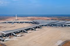 The Long Thanh International Airport project has reached nearly 76% completion. (Photo: VNA)
