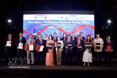 Participants in the the Vietnam – Philippines Business Forum in Manila on June 1 (Photo: VNA)