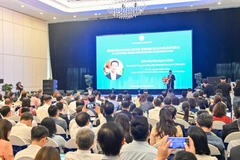 The forum is an opportunity to review past achievements and predict new trends of science – technology, innovation, and digital transformation.(Photo: VietnamPlus)