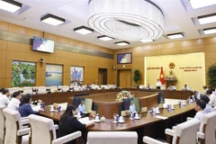 The National Assembly (NA) Standing Committee convenes its 47th session in Hanoi on July 10. (Photo: VNA)