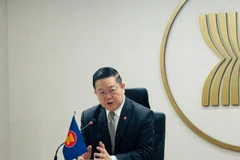 ASEAN Secretary-General Kao Kim Hourn speaks at the media engagement on February 4. (Photo: VNA)
