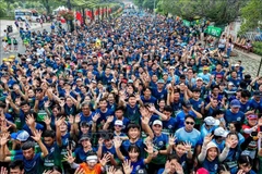 Runners at the BaDen Mountain International Marathon 2025 in Tay Ninh (Photo: VNA)