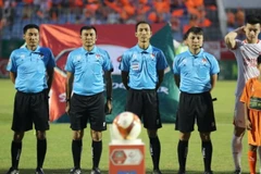 Vietnamese referees at a V,League tournament (Photo: VPF)